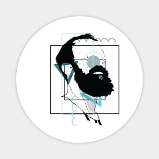 Beard aesthetics version 2 Magnet